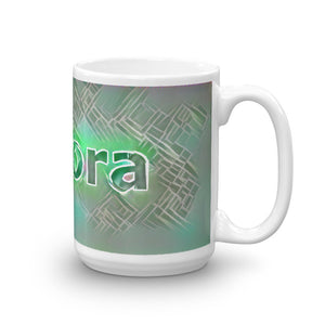 Aurora Mug Nuclear Lemonade 15oz left view