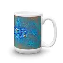 Load image into Gallery viewer, Alison Mug Night Surfing 15oz left view