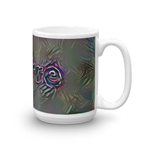 Pierre Mug Dark Rainbow 15oz left view