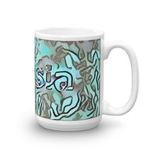 Load image into Gallery viewer, Alessia Mug Insensible Camouflage 15oz left view