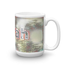 Load image into Gallery viewer, Aliyah Mug Ink City Dream 15oz left view