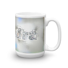 Load image into Gallery viewer, Chandra Mug Victorian Fission 15oz left view
