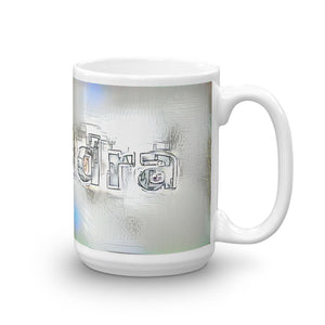 Chandra Mug Victorian Fission 15oz left view