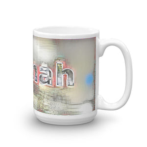 Hannah Mug Ink City Dream 15oz left view