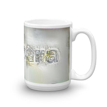 Load image into Gallery viewer, Anahera Mug Victorian Fission 15oz left view