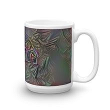 Load image into Gallery viewer, John Mug Dark Rainbow 15oz left view