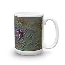 Load image into Gallery viewer, Nora Mug Dark Rainbow 15oz left view
