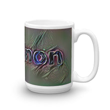 Load image into Gallery viewer, Shannon Mug Dark Rainbow 15oz left view