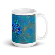 Load image into Gallery viewer, Alma Mug Night Surfing 15oz left view