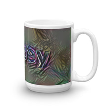 Load image into Gallery viewer, Tracey Mug Dark Rainbow 15oz left view