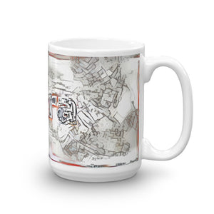 Clara Mug Frozen City 15oz left view