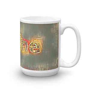 Janine Mug Transdimensional Caveman 15oz left view