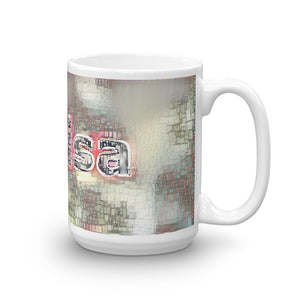 Louisa Mug Ink City Dream 15oz left view