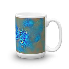 Load image into Gallery viewer, Emily Mug Night Surfing 15oz left view