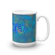 Load image into Gallery viewer, Amaia Mug Night Surfing 15oz left view