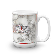 Load image into Gallery viewer, Charles Mug Frozen City 15oz left view