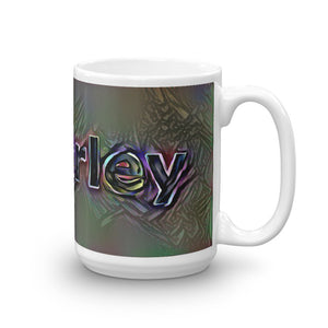 Beverley Mug Dark Rainbow 15oz left view