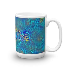 Load image into Gallery viewer, Amina Mug Night Surfing 15oz left view