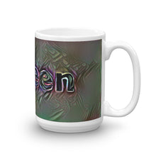 Load image into Gallery viewer, Doreen Mug Dark Rainbow 15oz left view