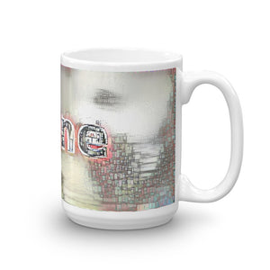 Diane Mug Ink City Dream 15oz left view