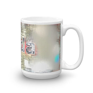 Linda Mug Ink City Dream 15oz left view