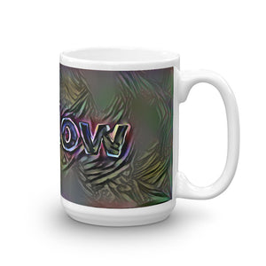 Harlow Mug Dark Rainbow 15oz left view