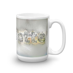 Jeannette Mug Victorian Fission 15oz left view