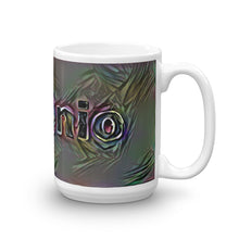 Load image into Gallery viewer, Antonio Mug Dark Rainbow 15oz left view