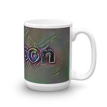 Load image into Gallery viewer, Wesson Mug Dark Rainbow 15oz left view