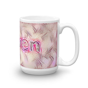 Steven Mug Innocuous Tenderness 15oz left view