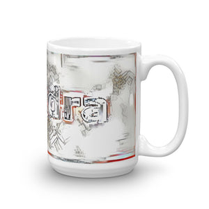 Alondra Mug Frozen City 15oz left view