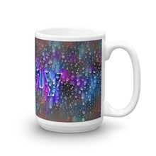 Load image into Gallery viewer, Cathy Mug Wounded Pluviophile 15oz left view