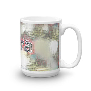 Elora Mug Ink City Dream 15oz left view
