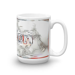 Javion Mug Frozen City 15oz left view