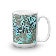 Load image into Gallery viewer, Addison Mug Insensible Camouflage 15oz left view
