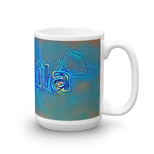 Camila Mug Night Surfing 15oz left view