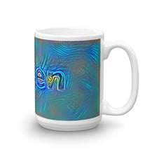 Load image into Gallery viewer, Aileen Mug Night Surfing 15oz left view