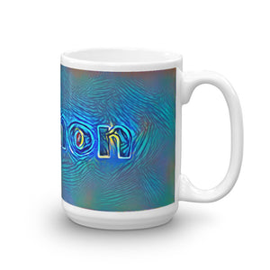Lennon Mug Night Surfing 15oz left view