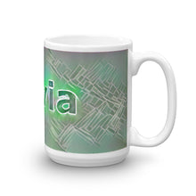 Load image into Gallery viewer, Olivia Mug Nuclear Lemonade 15oz left view