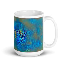 Load image into Gallery viewer, Larry Mug Night Surfing 15oz left view