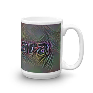 Barbara Mug Dark Rainbow 15oz left view