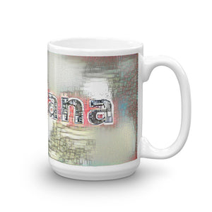 Santana Mug Ink City Dream 15oz left view