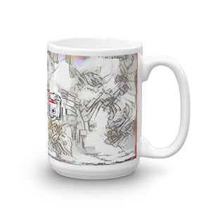 Ava Mug Frozen City 15oz left view