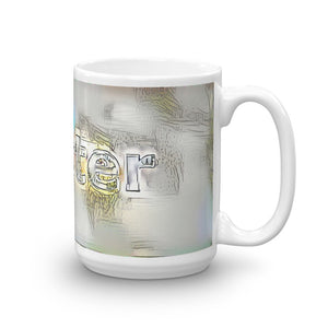 Hunter Mug Victorian Fission 15oz left view