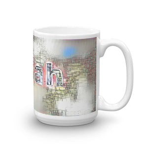 Isaiah Mug Ink City Dream 15oz left view