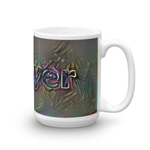 Load image into Gallery viewer, Sawyer Mug Dark Rainbow 15oz left view