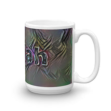 Load image into Gallery viewer, Isaiah Mug Dark Rainbow 15oz left view