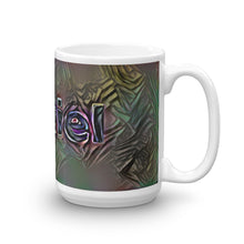 Load image into Gallery viewer, Daniel Mug Dark Rainbow 15oz left view