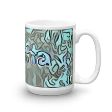 Load image into Gallery viewer, Alesha Mug Insensible Camouflage 15oz left view