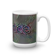 Load image into Gallery viewer, Terence Mug Dark Rainbow 15oz left view